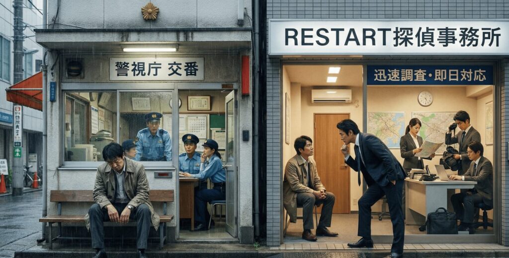 警察と探偵の違い|どちらに依頼するのが「最善の選択」か?