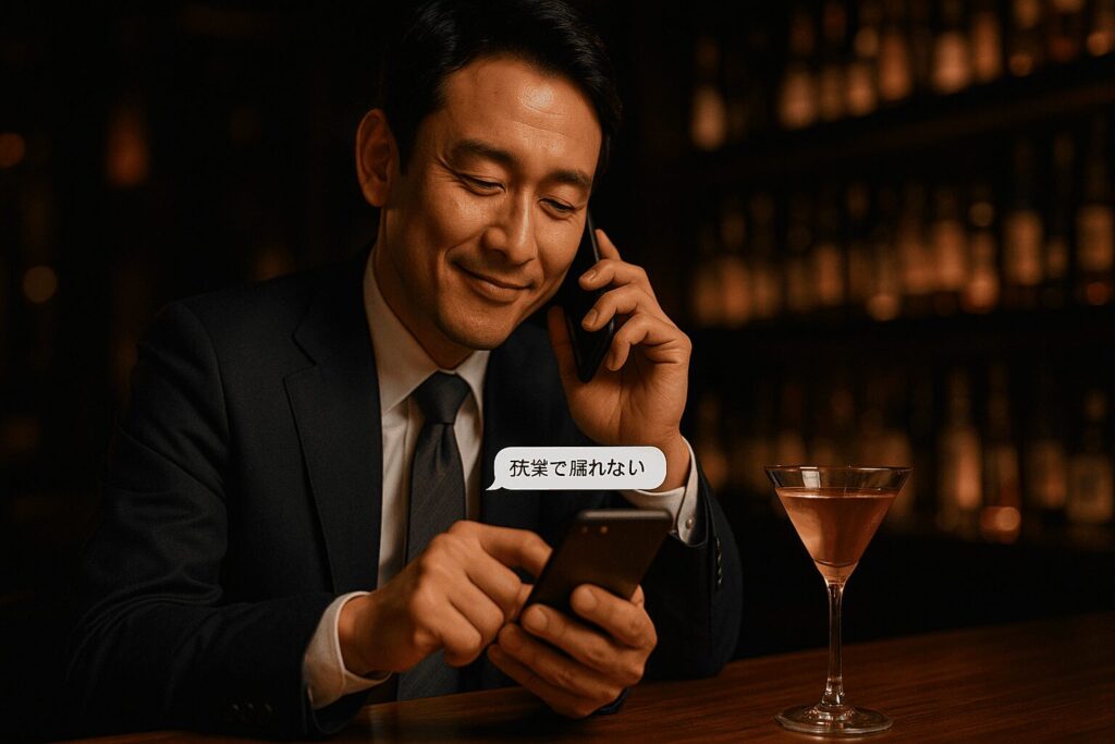 【嘘①〜④】「仕事」を口実にした典型的な嘘