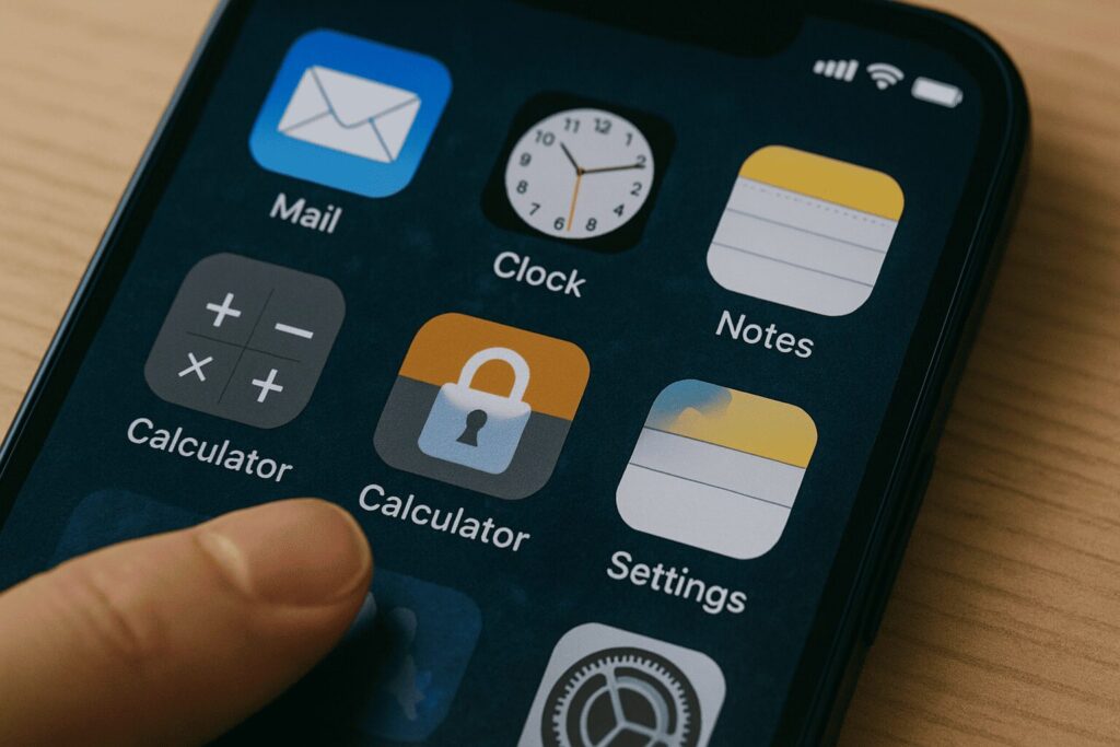 警戒レベル【中】見事に隠蔽!浮気の証拠を隠すための偽装・秘密アプリ10選