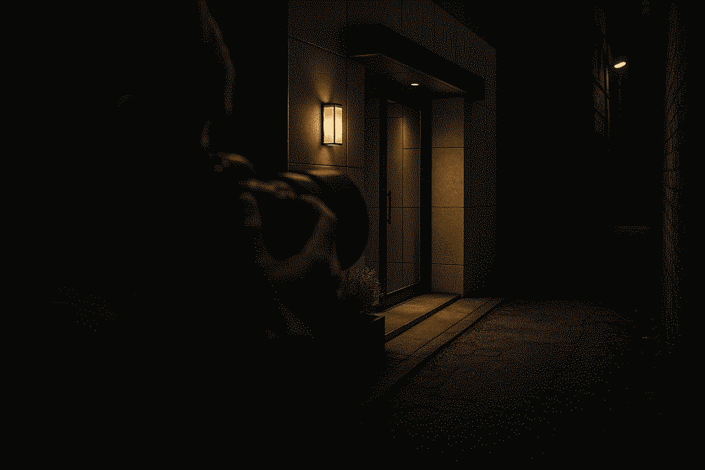 ラブホテル出入りの決定的な瞬間を捉えるための張り込みと撮影の準備