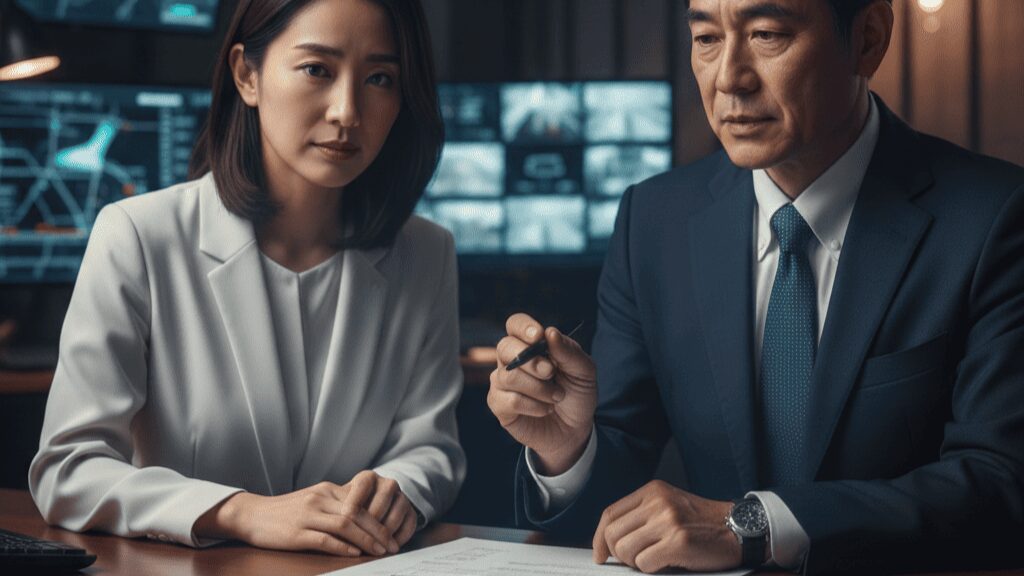 探偵事務所の見積もり書と電卓が置かれたデスク。調査費用に関する不安を解消する透明な料金体系のイメージ。