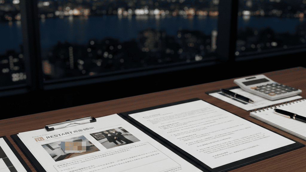 RESTART探偵事務所の調査報告書と法的な書類。探偵調査による法的に有効な証拠収集と費用対効果。