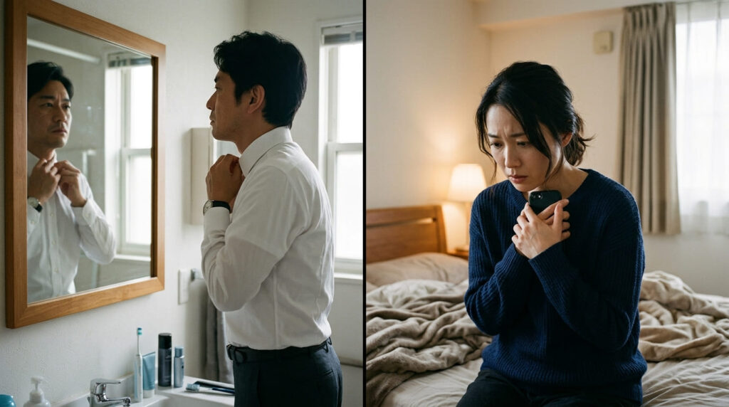 30代夫と妻の異なる浮気の兆候と行動サイン