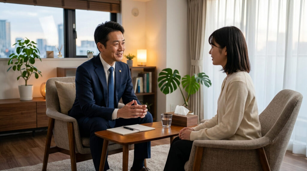 RESTART探偵事務所での親身な浮気調査相談とサポート風景