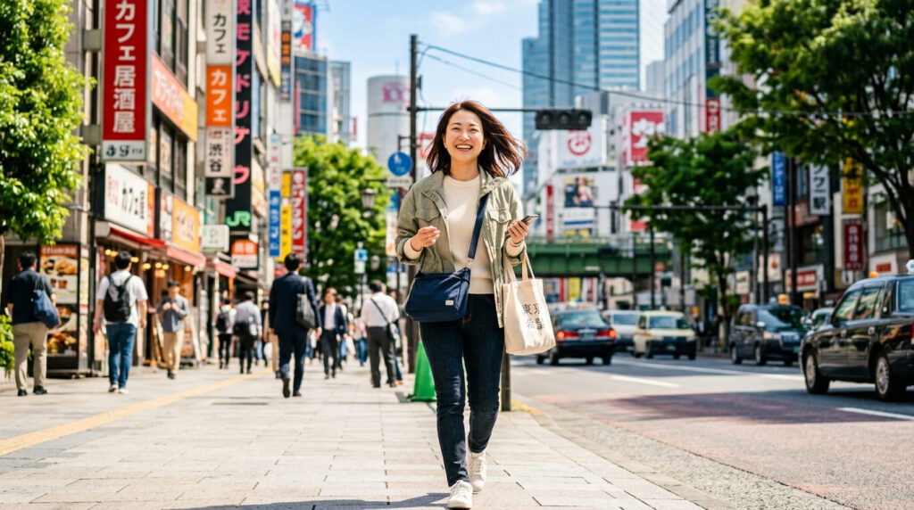 婚前調査によって不安が解消され、前向きな気持ちで未来へ歩き出す日本人女性