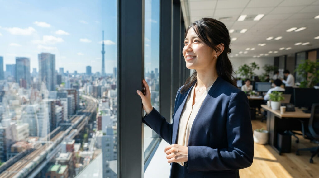 プロのサポートを受けて解決に向かい前を向く様子
