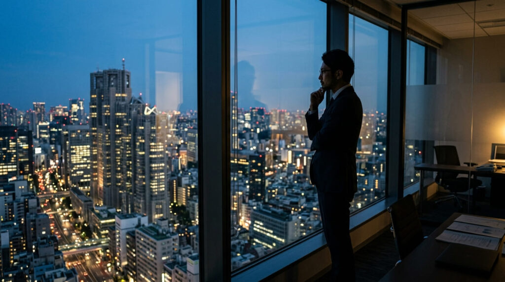 結婚前のリスク管理と探偵の調査方法について慎重に検討する様子