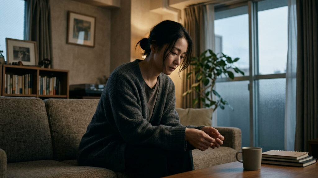 婚前調査の判断ミスや失敗ケースを表す女性のイメージ画像